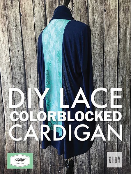 How to Color Block with Lace