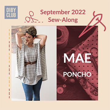 Mae Poncho Sweater Sew-Along