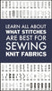 What stitches are best for sewing knit fabric