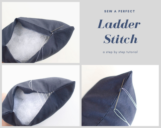 How to Sew A Perfect Ladder Stitch