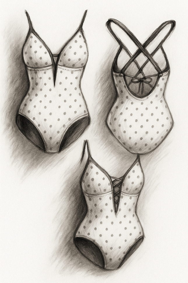 Annette One-Piece Women's Swimsuit PDF Sewing Pattern