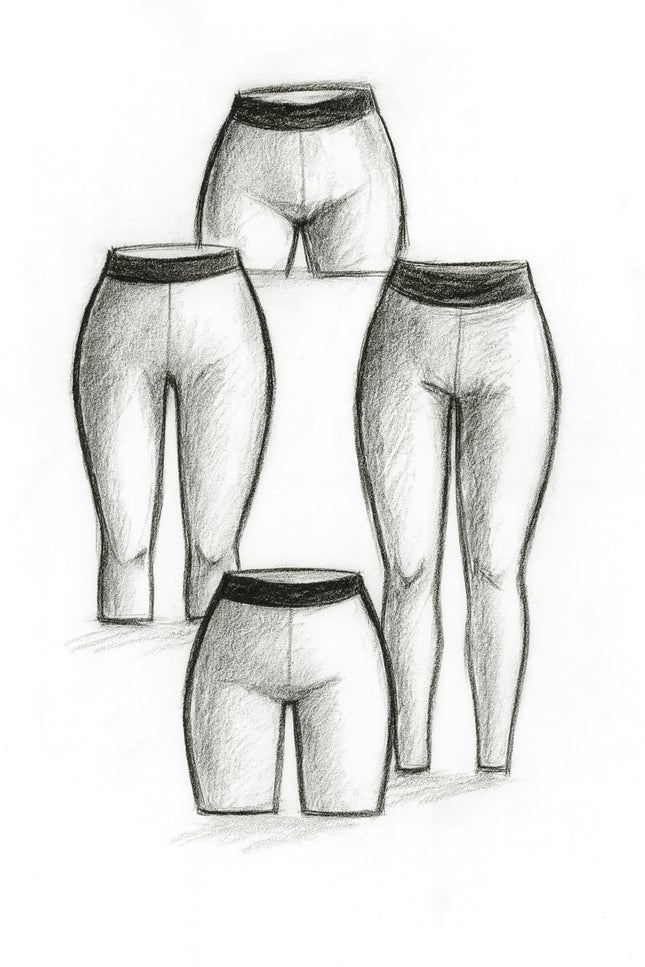 Anything But Basic Women's Leggings PDF Sewing Pattern