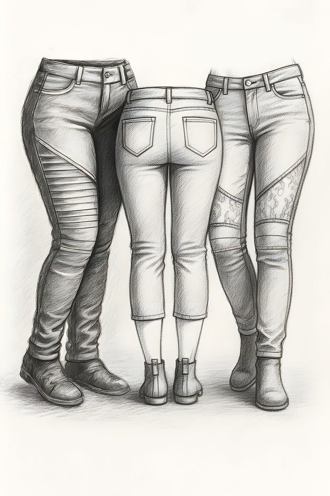 Augusta Women's Moto Jeans PDF Sewing Pattern