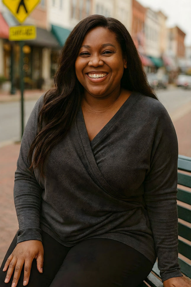 Cecilia Women's Crisscross Sweater PDF Sewing Pattern