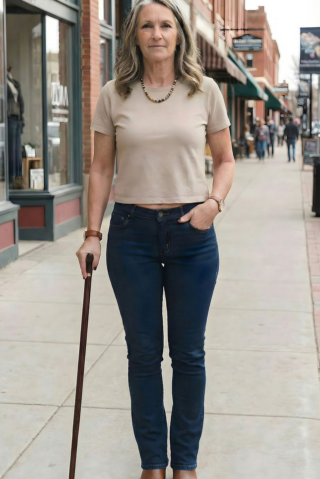 Dauphine Women's Skinny Jeans PDF Sewing Pattern