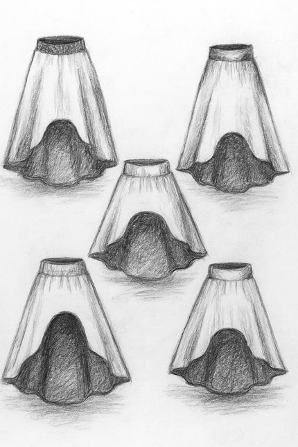 Duchess High-Low Skirt Women's PDF Sewing Pattern