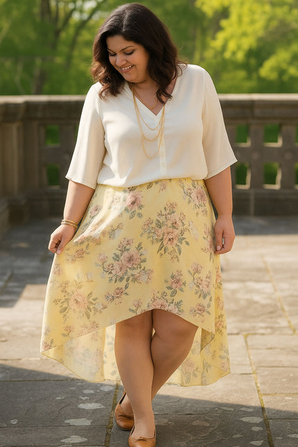 Duchess High-Low Skirt Women's PDF Sewing Pattern