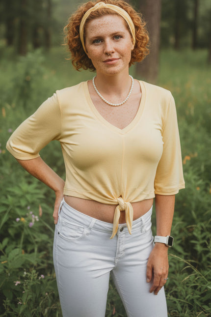 Harriet Knot Tee Women's Shirt PDF Sewing Pattern