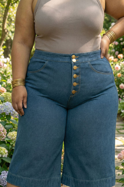 Hedy Wide Leg Women's Pants PDF Sewing Pattern