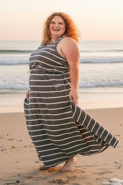 Helen Drawstring Dress Women's PDF Sewing Pattern