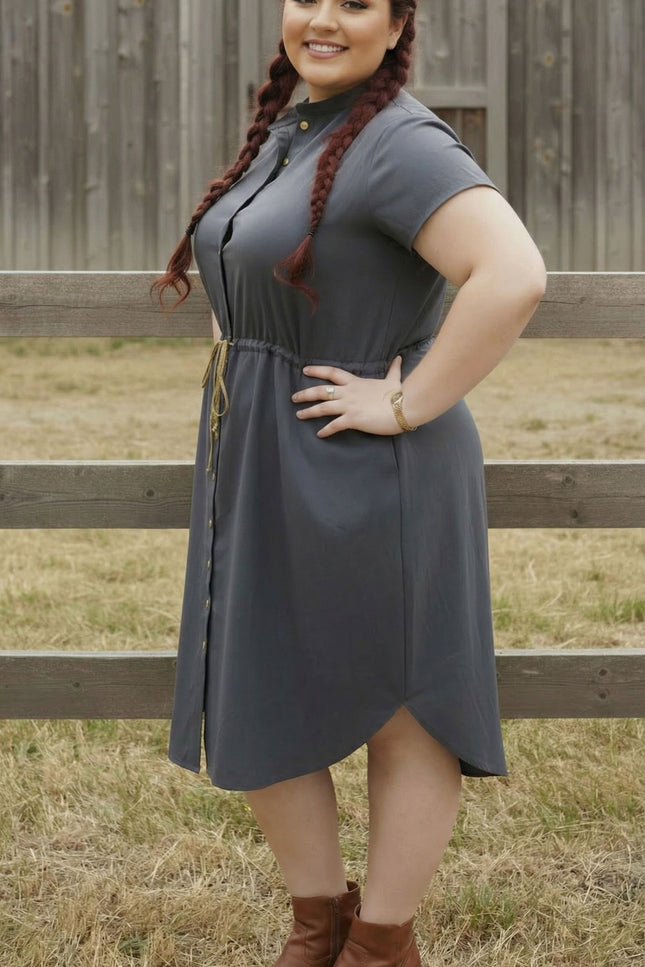 Julianne Button-up Shirt and Dress Women's PDF Sewing Pattern