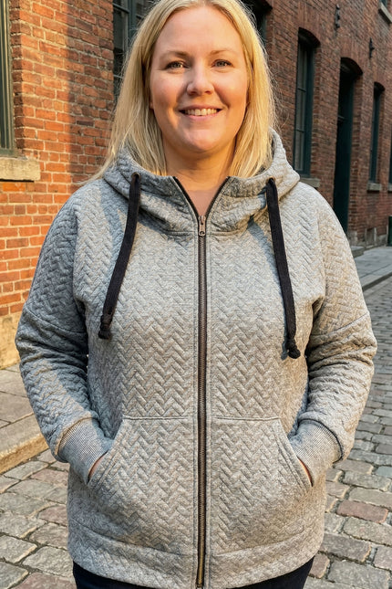 Junko Women's Zip-Up Jacket PDF Sewing Pattern