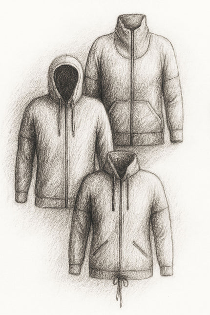 Junko Women's Zip-Up Jacket PDF Sewing Pattern