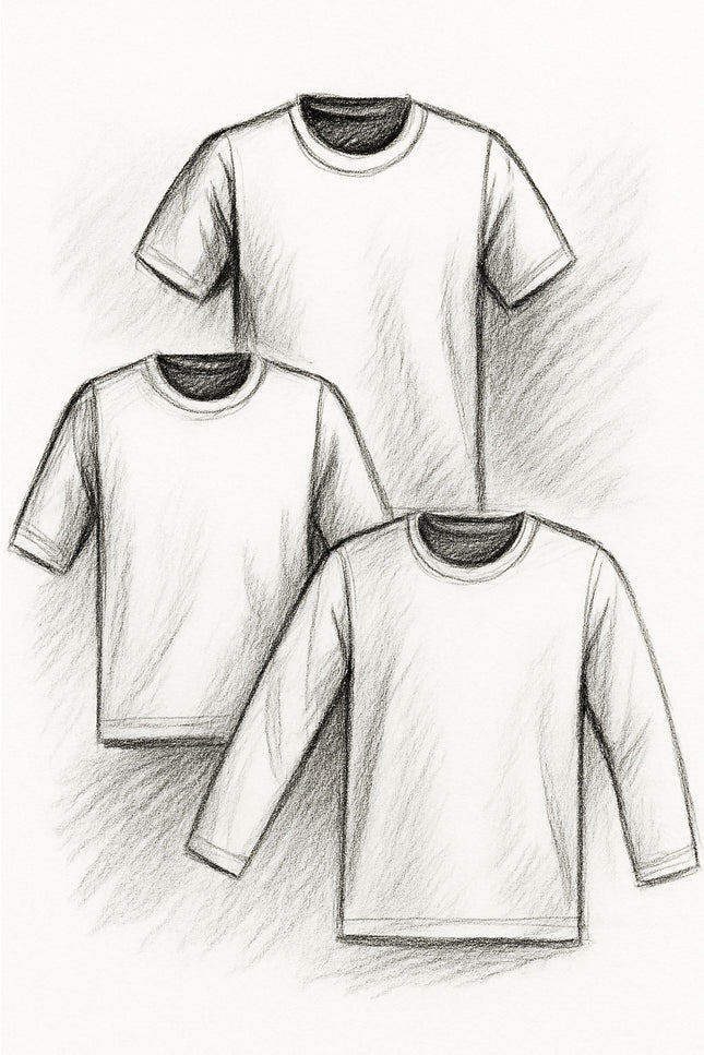 Anything But Basic Men's T-Shirt PDF Sewing Pattern
