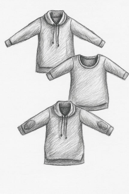 Nora Sweater Women's Sweater Tunic PDF Sewing Pattern