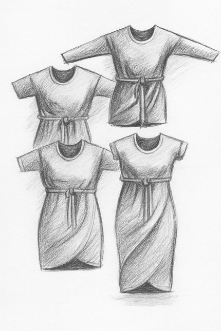 The Rosa Tulip Dress and Top Women's PDF Sewing Pattern