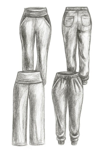 Sandy Lounge Sweatpants Women's PDF Sewing Pattern