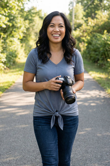 Harriet Knot Tee Women's Shirt PDF Sewing Pattern