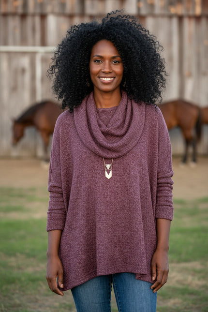 Mae Poncho Sweater Women's PDF Sewing Pattern